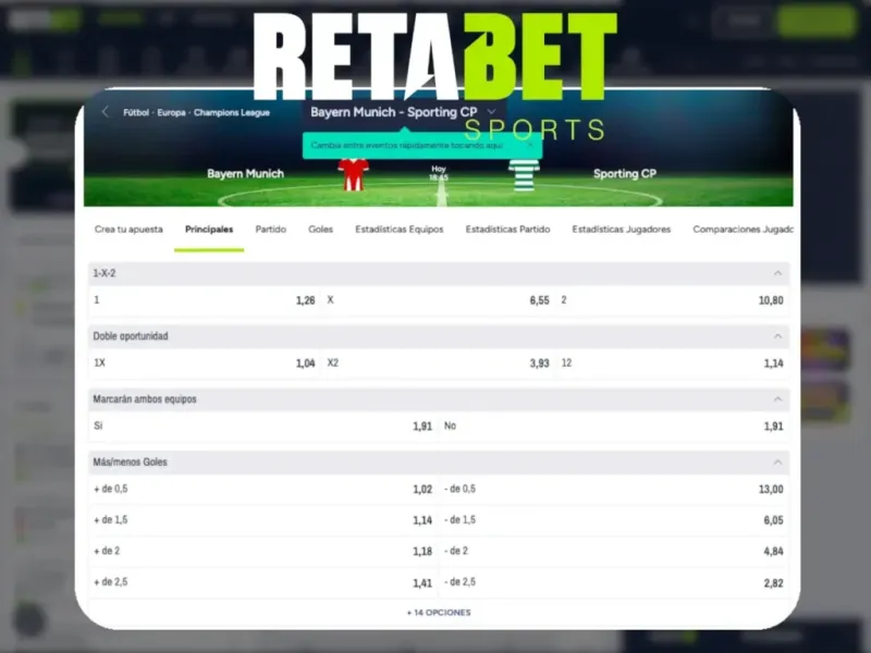 ¿Cuántos locales tiene RETAbet en España?